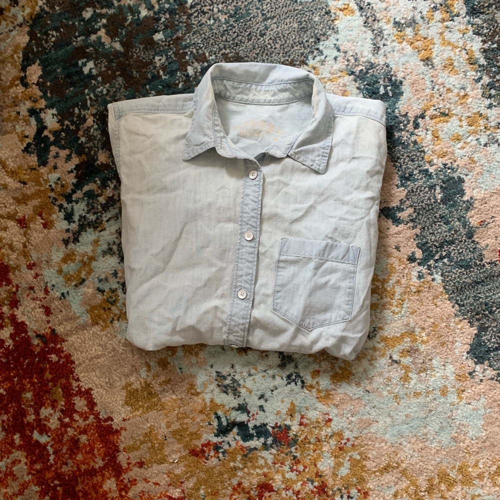 Gap light denim shirt.